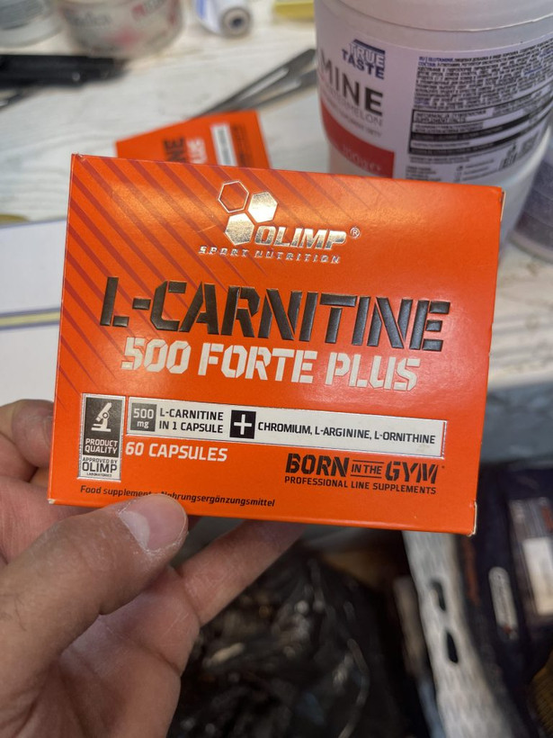 ال کارنیتین 500 فورتی پلاس اسپرت الیمپ 60 عددی