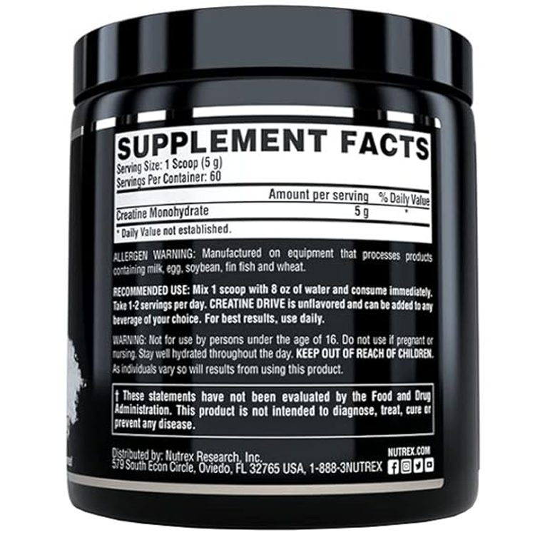 کراتین مونوهیدرات ناترکس طرح جدید 300 گرم
