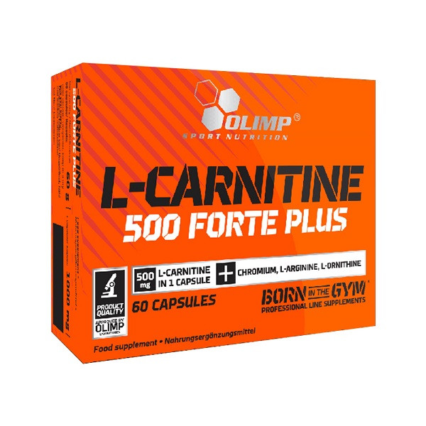 ال کارنیتین 500 فورتی پلاس اسپرت الیمپ 60 عددی