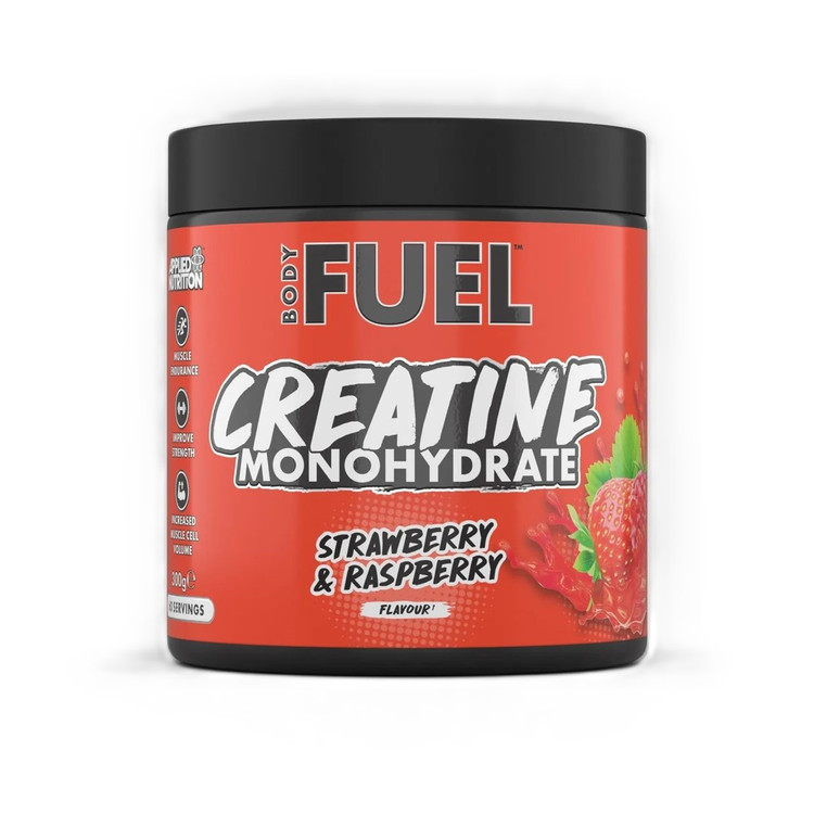 کراتین مونوهیدرات اپلاید نوتریشن بادی فیول طعم توت فرنگی ۳۰۰ گرم