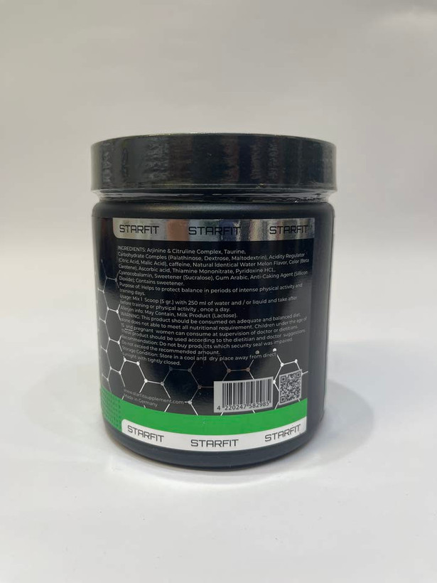 پودر ال آرژنین استارفیت طعم هندوانه ۳۰۰ گرم