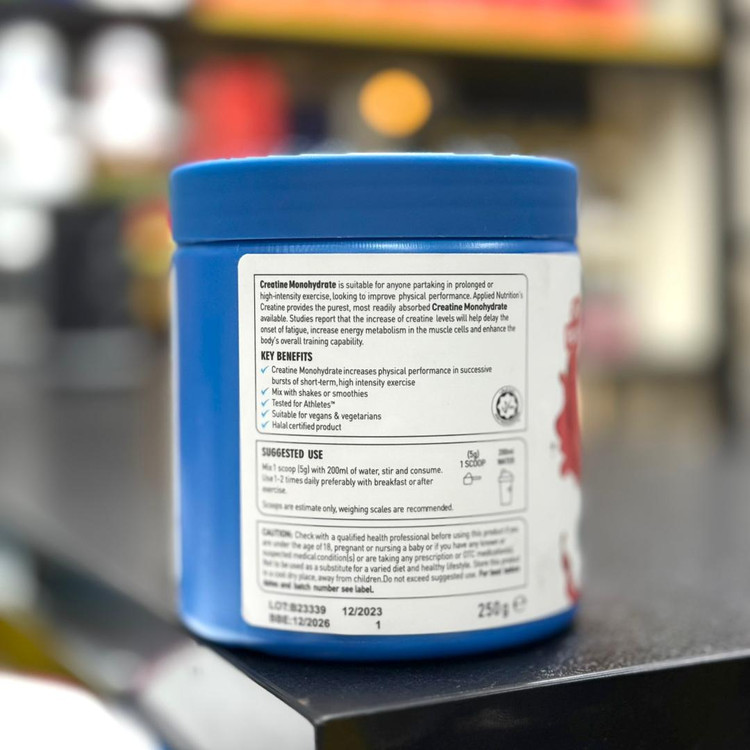 کراتین مونوهیدرات طعم دار اپلاید نوتریشن ۲۵۰ گرمی