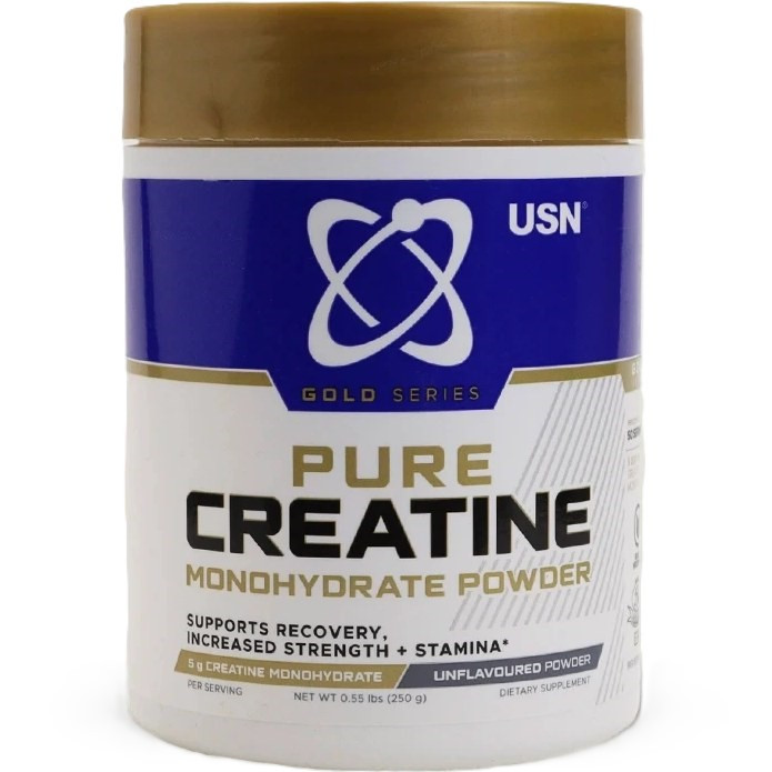 کراتین مونوهیدرات یو اس ان 250 گرمی USN خالص بدون طعم اورجینال